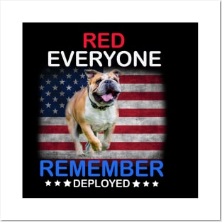 Red everyone remember deployed Posters and Art